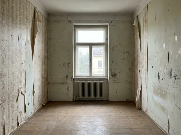 Kinderzimmer vor Tapezierung